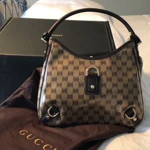 Gucci handbag beige/ebony